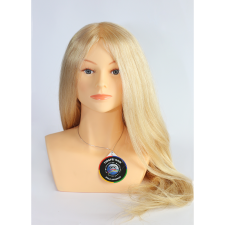 Główka damska z popiersiem jasny blond 40-50cm - 100% włosy naturalne - OMC