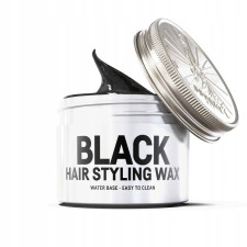 NYC Wodna pomada koloryzująca - czarna - BLACK HAIR STYLING WAX 100ml - IMMORTAL 3