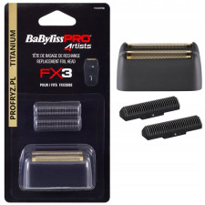 Ostrze + folia do golarki FX3 CZARNA TITANIUM - Babyliss PRO 4ARTISTS