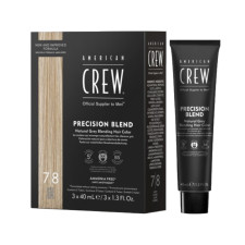 Farba PRECISION BLEND 40ml 7-8 LIGHT (zestaw 3 szt) - AMERICAN CREW 3
