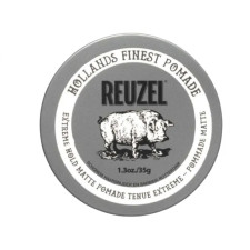 Extreme Hold Matte Pomade Piglet - szara matowa pomada 35g - REUZEL