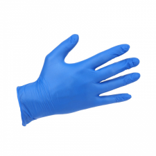 Rękawice NITRYL niebieskie - (100szt) 3