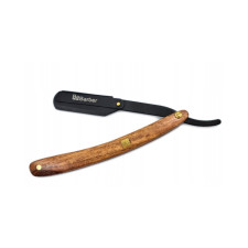 Brzytwa z drewnianym uchwytem + etui - BeBarber