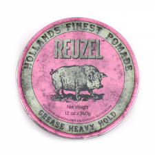 Pink Heavy Grease - różowa pomada woskowa 340g - REUZEL