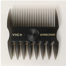 Grzebień GYROCOMB do nadawania tekstury włosom CZARNY - VIC+