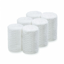 Ręczniki do twarzy 100% bawełna 20x70cm - 6szt - białe - BARBURYS