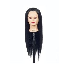 Główka damska czarna 30-50cm - 100% syntetyczne włosy - JESSY - ORIGINAL BEST BY 3