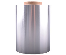 Folia gładka w rolce 12μm, 10cm x 100m - SREBRNA - ORIGINAL BEST BUY