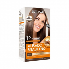 Zestaw do keratynowego prostowania włosów - KATIVA