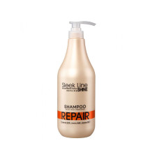 Szampon z jedwabiem Sleek Line Repair 1000ml - STAPIZ