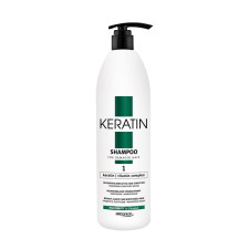 KEARATIN Szampon z keratyną, do włosów zniszczonych, suchych i matowych 1000ml - PROSALON