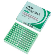 Ostrza, żyletki do brzytwa, nóż chiński - WG TYPE - zielone - 10szt/op - FEATHER