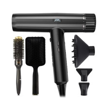 Suszarka do włosów FORTE PRO 2020H ultra lekka 320g + 2 szczotki - CZARNA - JRL