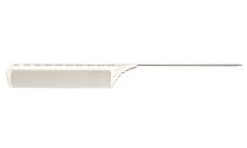 YS-112 BIAŁY Grzebień z metalowym szpikulcem 225mm - Y.S. PARK