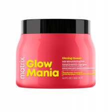 GLOW MANIA Maska wygładzająca do włosów farbowanych 500ml RETAIL - MATRIX