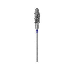 Frez z węglika spiekanego dla leworęcznych stożek okrągły niebieski EXPERT średnica 6 mm/14 mm - STALEKS PRO