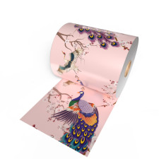 Folia Perforowana w rolce - gruba 15μ, 12,7cm x 97m - motyw kwiaty - SIBEL 3