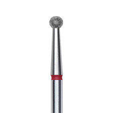 Frez diamentowy kulka czerwona EXPERT średnica 2,7 mm (FA01R027) - STALEKS PRO