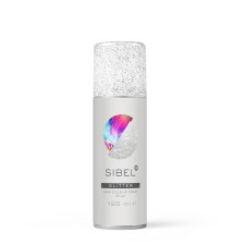 Lakier koloryzujący GLITTER - brokatowy - srebrny 125ml - SIBEL 5