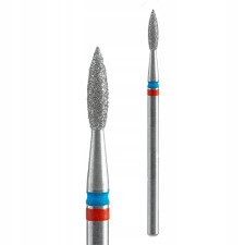 Frez diamentowy DUO płomyk czerwono-niebieski EXPERT 2.1/8mm - STALEKS PRO