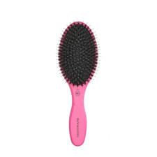 Szczotka do rozczesywania z włosia dzika/ nylon Ceramic + Ion CARE OVAL - różowa - OLIVIA GARDEN
