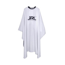 Peleryna BARBER 143x150cm - biała w paski - JRL