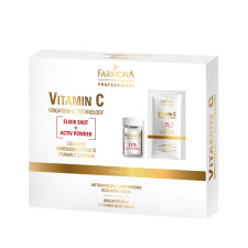 VITAMIN C Witaminowa duo-maska rozjaśniająca 5x2g,5x12g - FARMONA