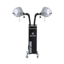 Ultradźwiękowa podwójna parownica do włosów, z aktywnym ozonem - CERIOTTI