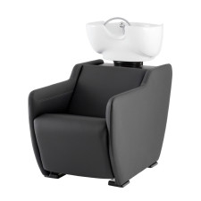 Myjnia TIPO umywalka biała, skaj czarny 001L - CERIOTTI