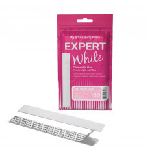 Zestaw wymiennych białych nakładek na bazie miękkiej do pilnika prostego EXPERT 20 - 180grit (30 szt) - STALEKS PRO