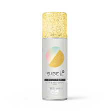 Lakier nabłyszczający do włosów i ciała SHIMMER- brokatowy - złoty 125ml - SIBEL 3