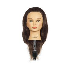 Główka damska jasny brąz 15-40cm - 100% naturalne włosy - CATHY - SIBEL