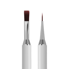 Pędzelek dwustronny do żelu EXCLUSIVE 10 mm/Lliner 10 mm (08/03 )- STALEKS PRO